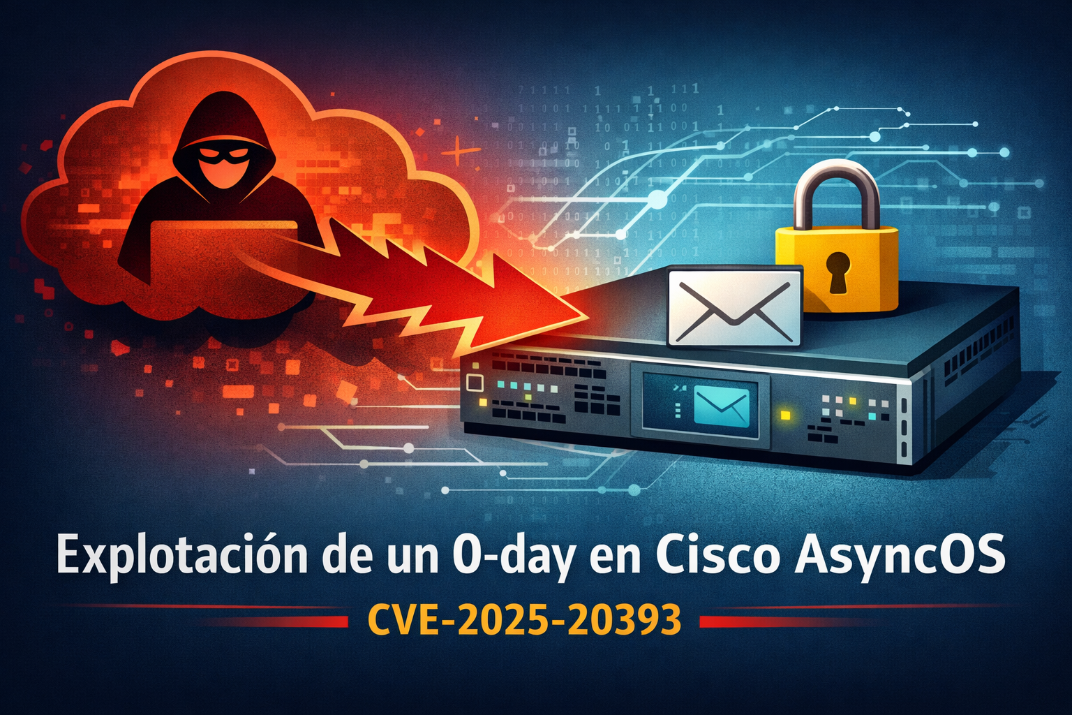 CVE-2025-20393: explotación activa en Cisco AsyncOS permite ejecutar comandos con privilegios root
